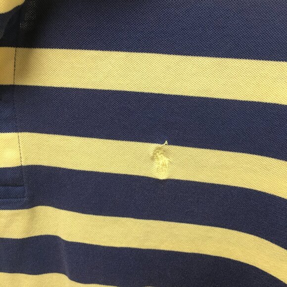 Vintage Polo Golf Ralph Lauren Striped Polo XXL - Picture 5 of 10